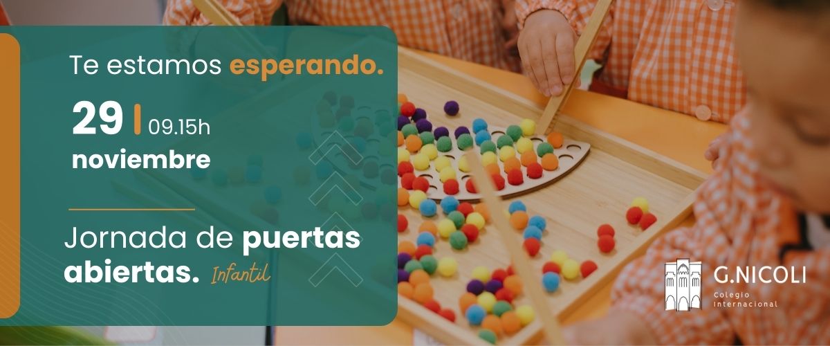 Actividad sensorial infantil en puertas abiertas del Colegio Internacional G Nicoli.